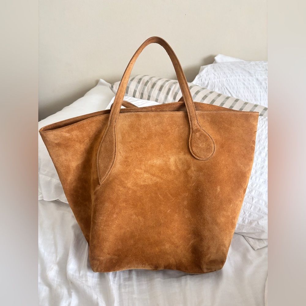 Little Liffner Suede Sprout Tote Bag